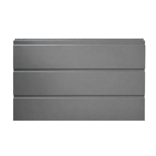 Metal siding exterior símil madera Gris Grafito revestimiento fachada | SRJ Tu Hogar Uruguay